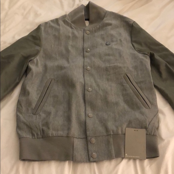 GStar Raw by Marc Newson - Leather & Denim Bomber - Picture 1 of 4